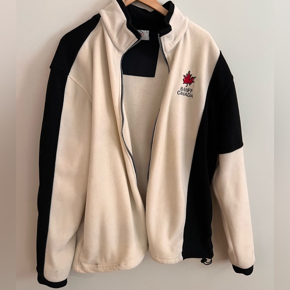 Vintage Banff Canada Fleece Zip Up - Picture 2 of 5